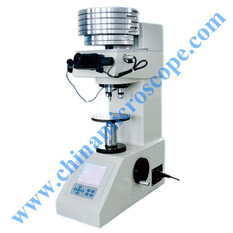 200HBVS-30 DIGITAL DISPLAY BRINELL & VICKERS HARDNESS TESTER, photographed by the factory on white