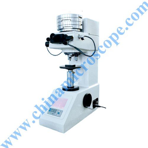 200HVS-10 DIGITAL DISPLAY LOW LOAD VICKERS HARDNESS TESTER, photographed by the factory on white