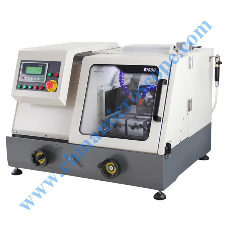 6100D Metallographic cutting machine, photographed by the factory on white