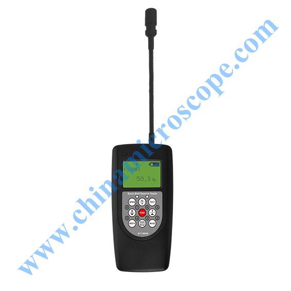 Acoustic belt tension tester BTT-2880S, photographed by the factory on white