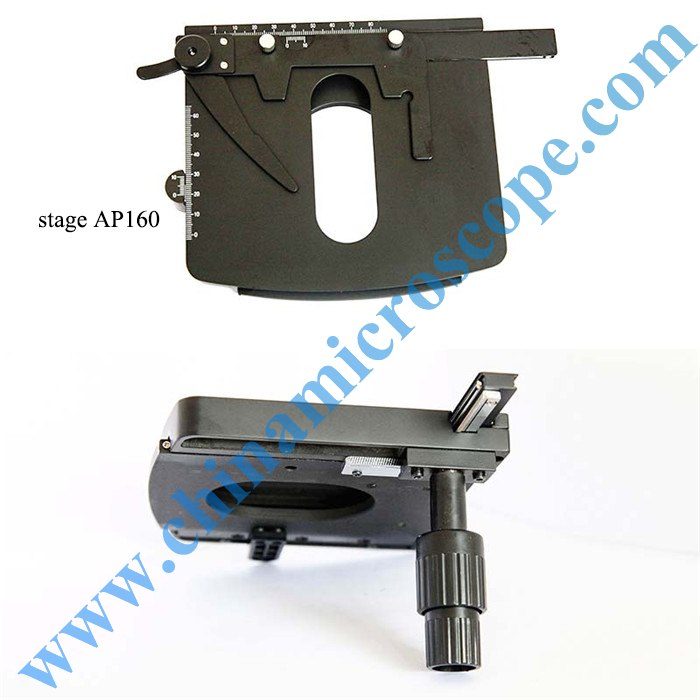 AP160 mechanical stage, photographed by the factory on white