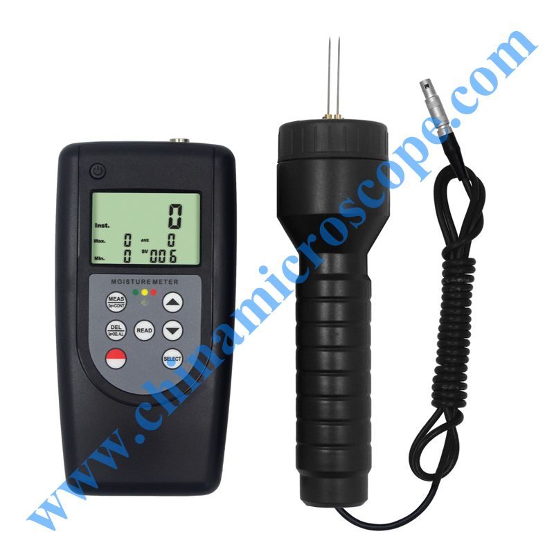Cigarette Moisture Meter MC-7828CIG, photographed by the factory on white