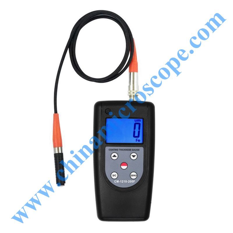 Coating Thickness Gauge CM-1210-200F, photographed by the factory on white