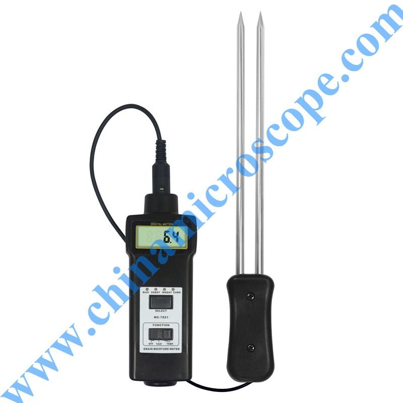 Grain Moisture Meter MC-7821, photographed by the factory on white