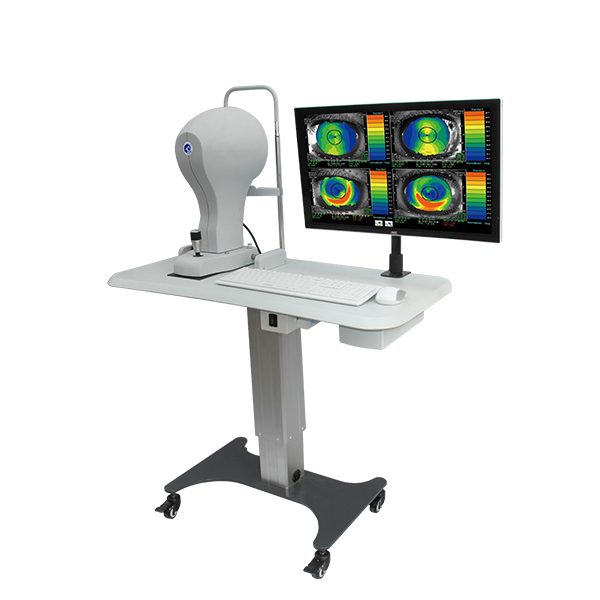 KJ5 Corneal topographer, photographed by the factory on white