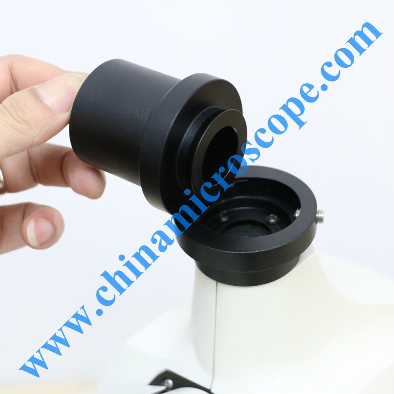 Leica HC DM C mount adapter, photographed by the factory on white