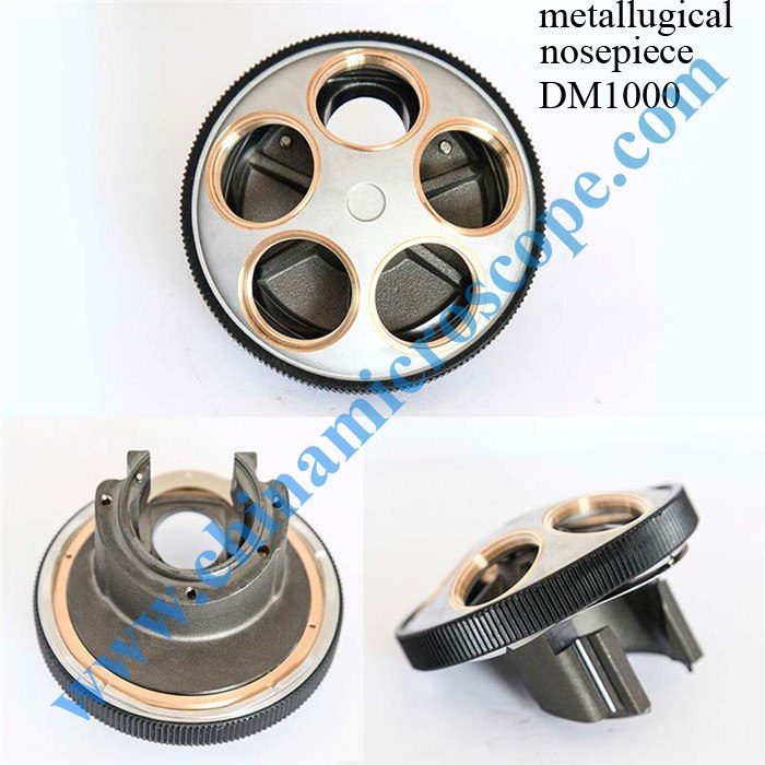 M serials Metallurgical microscope nosepiece, photographed by the factory on white