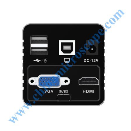 MIC-09E VGA HDMI USB microscope camera, photographed by the factory on white