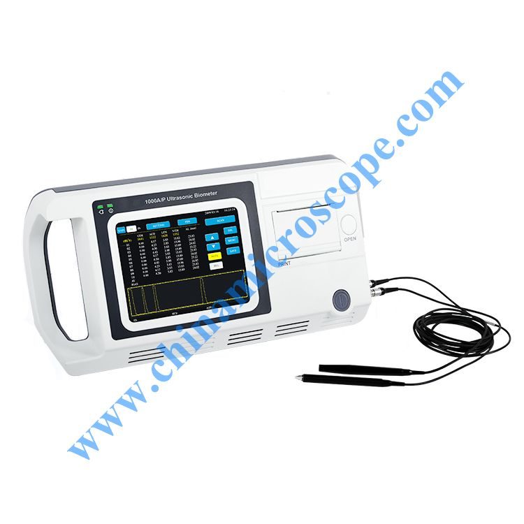 MIC-1000AP ophthalmology ultrasonic biometer/pachymeter, photographed by the factory on white