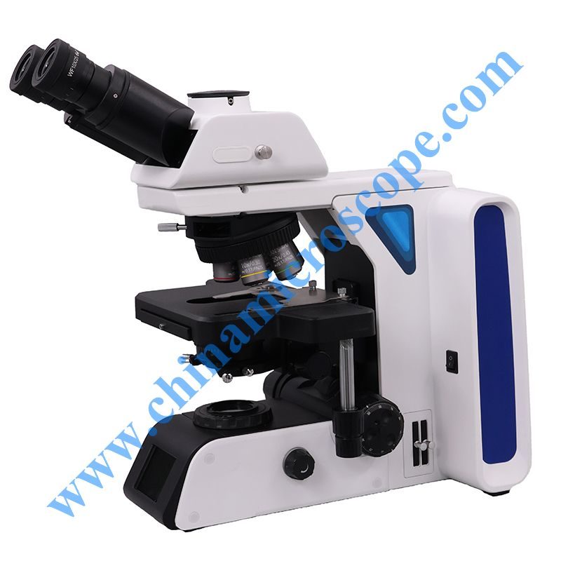MIC-1200 research biological microscope, photographed by the factory on white