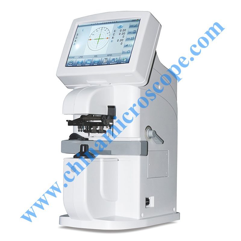 MIC-2000 lensmeter focimeter, photographed by the factory on white