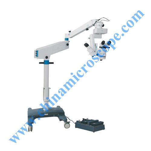 MIC-2000D surgical operating microscope, photographed by the factory on white