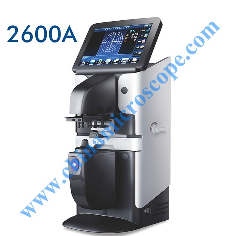 MIC-2600 lensmeter focimeter, photographed by the factory on white