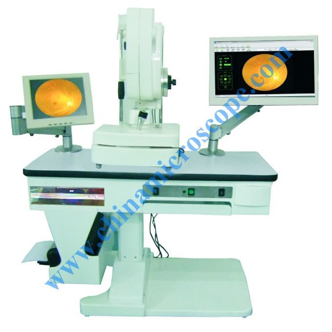MIC-53 fundus camera, photographed by the factory on white