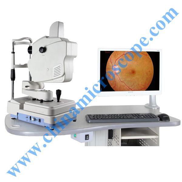 MIC-AERB fundus camera photography, photographed by the factory on white