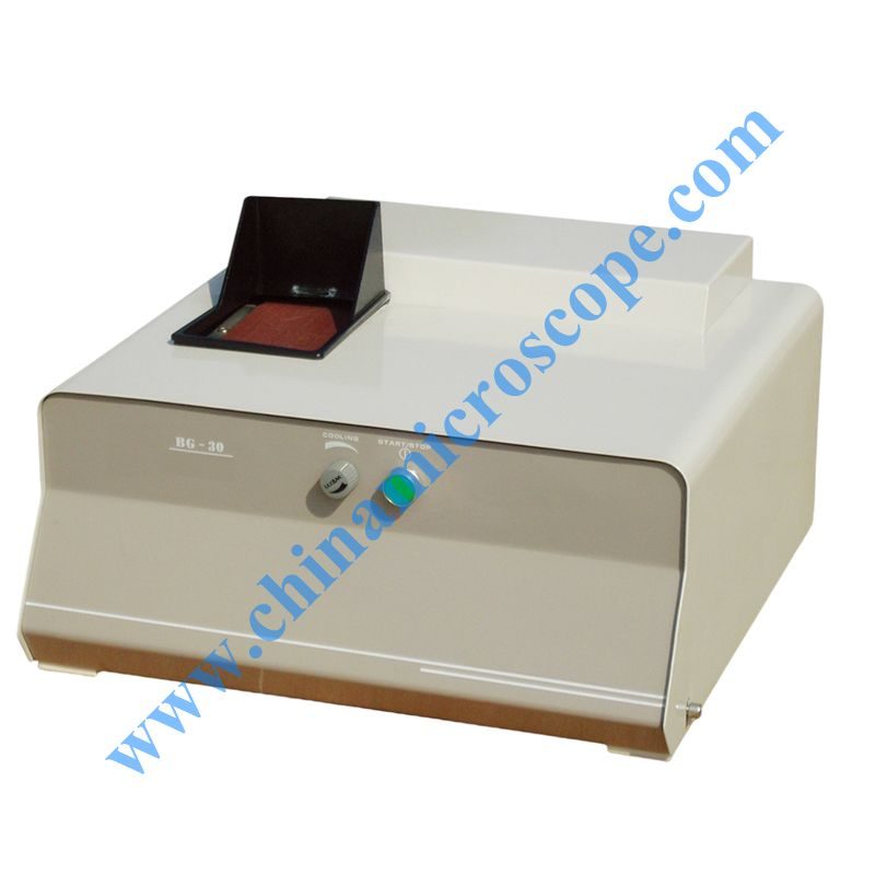 MIC-BG30 belt grinding machine, photographed by the factory on white