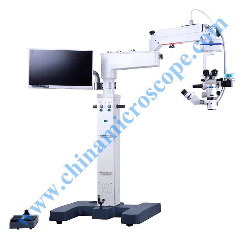 MIC-CD3 ophthalmology surgical microscope, photographed by the factory on white