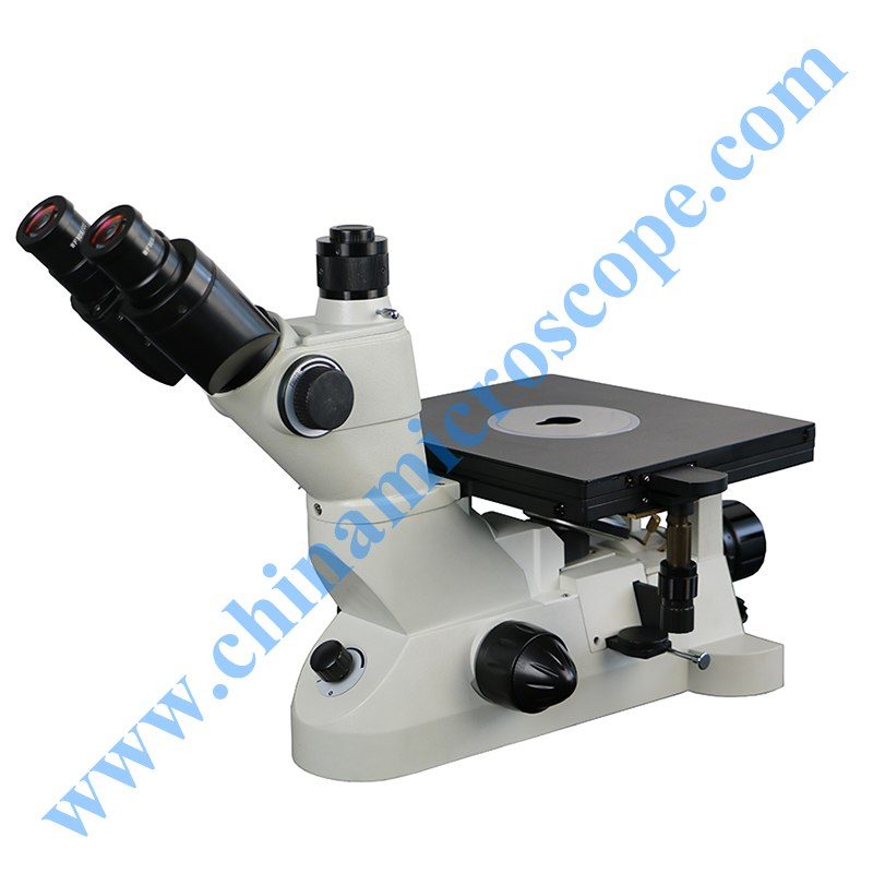 MIC-D1M Inverted Metallurgical Microscope, photographed by the factory on white