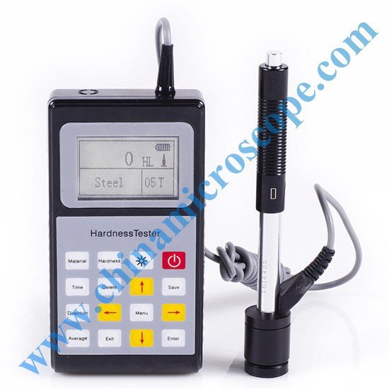 MIC-L110 Portable Hardness Tester, photographed by the factory on white