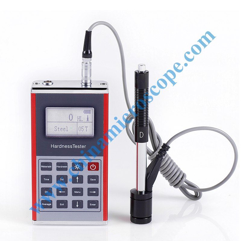 MIC-L130 Portable Hardness Tester, photographed by the factory on white