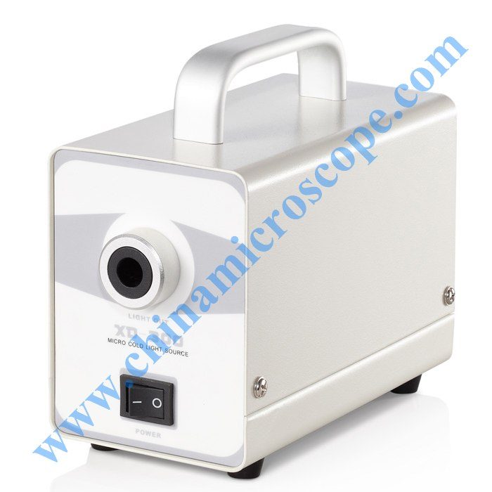 Microscope LED halogen exterior light, photographed by the factory on white