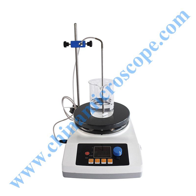 MIC TECH ZNCLBS serials Digital Mini Laboratory Magnetic Hotplate Stirrer, photographed by the factory on white